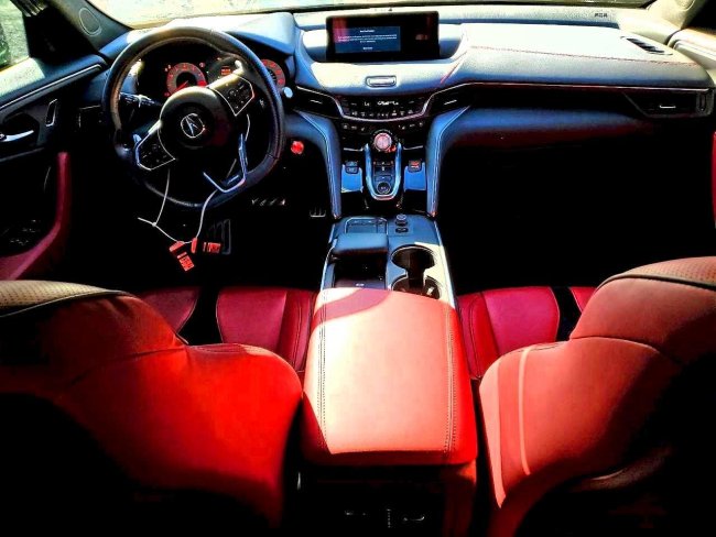 Salvage 2023 Acura Tlx A-spec in Black