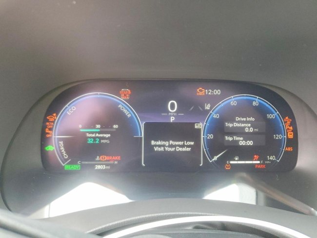 Salvage 2025 Toyota Highlander Hybrid Limited in White