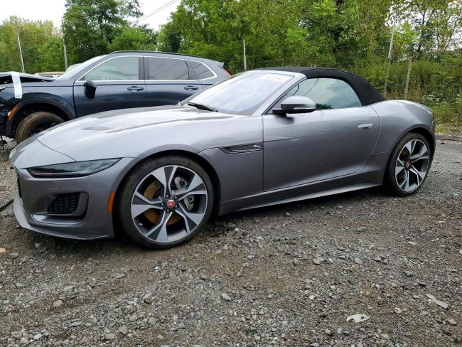 Salvage 2021 Jaguar F-type First Edition in Gray