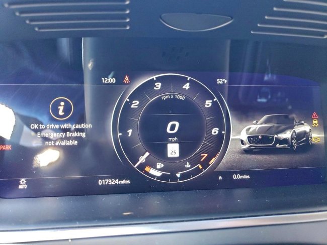 Salvage 2021 Jaguar F-type First Edition in Gray