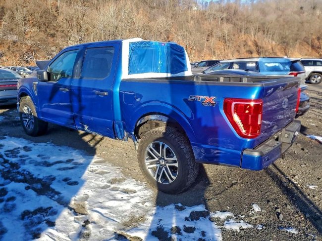 Salvage 2023 Ford F150  in Blue