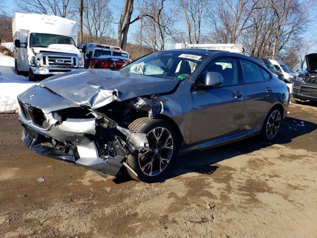 Salvage 2025 Bmw 228xi  in Gray