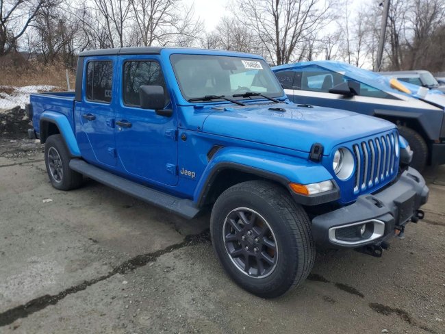 Salvage 2022 Jeep Gladiator Overland in Blue