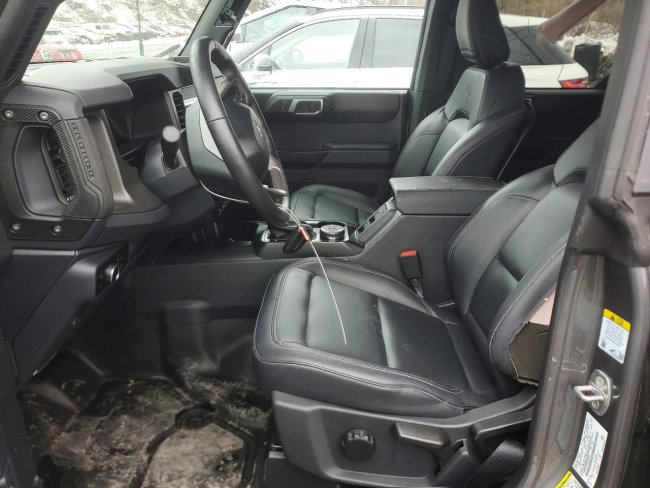 Salvage 2025 Ford Bronco Badlands in Gray