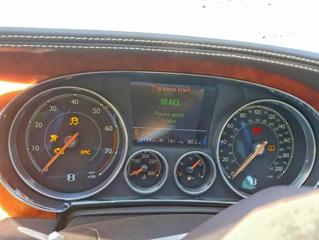 Salvage 2016 Bentley Continental Gt V8 S in Brown