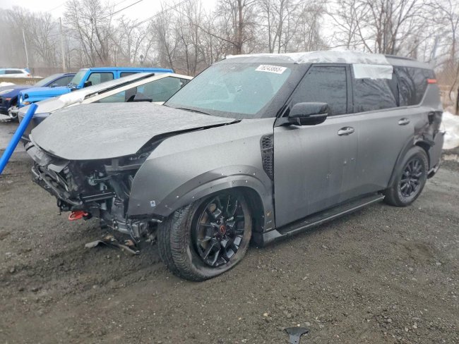 Salvage 2025 Nissan Armada Pro-4x in Gray