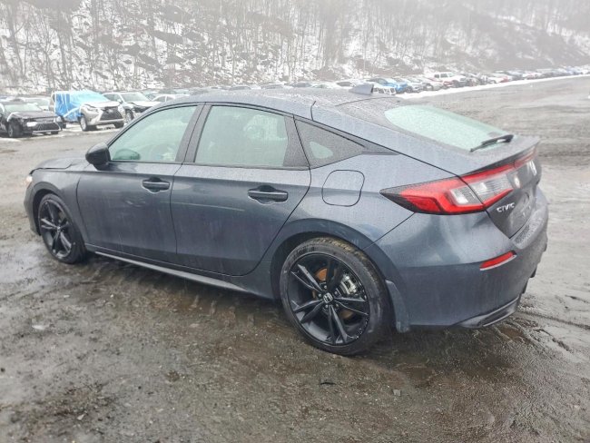 Salvage 2025 Honda Civic Sport in Gray