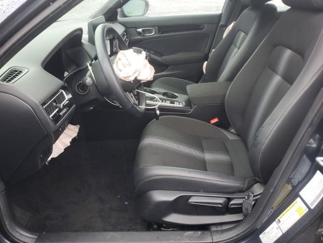 Salvage 2025 Honda Civic Sport in Gray