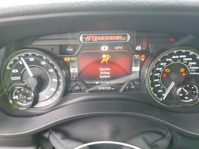 Salvage 2021 Ram 1500 Rebel in Black