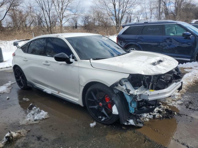 Salvage 2024 Honda Civic Type-r in White