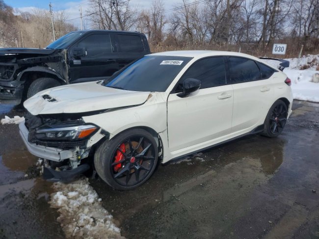 Salvage 2024 Honda Civic Type-r in White
