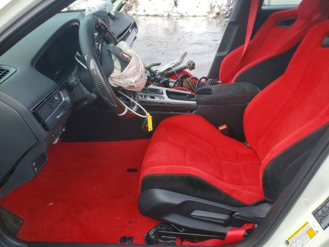 Salvage 2025 Honda Civic Type-r in White