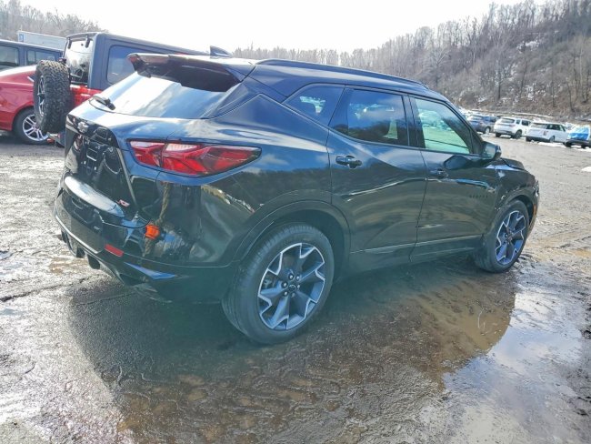 Salvage 2022 Chevrolet Blazer Rs in Black