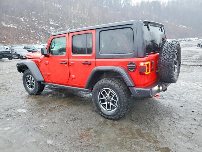 Salvage 2026 Jeep Wrangler Rubicon in Red