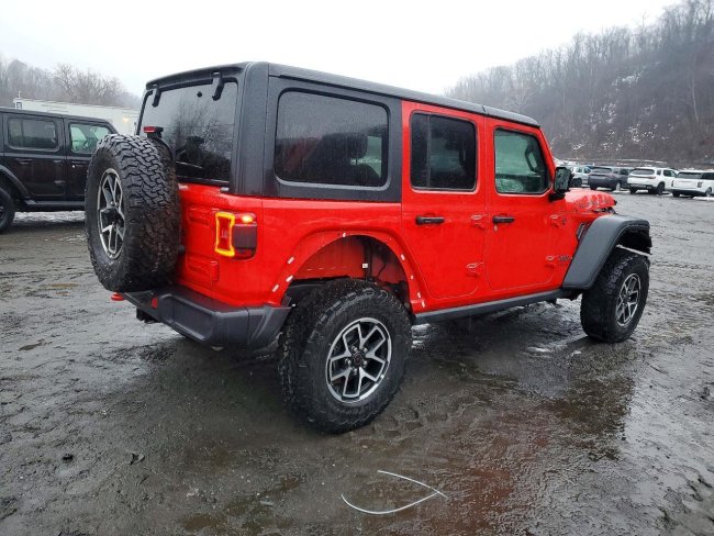 Salvage 2026 Jeep Wrangler Rubicon in Red