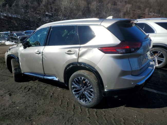 Salvage 2026 Nissan Rogue Platinum in Gold