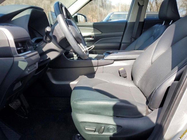 Salvage 2024 Toyota Grand Highlander Xle in Gray