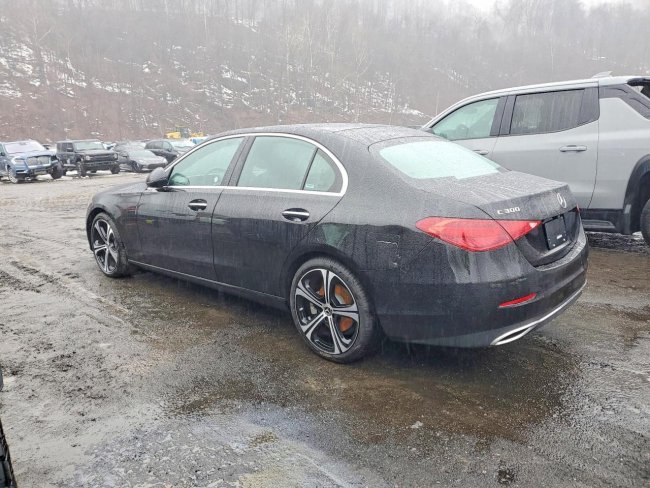 Salvage 2025 Mercedes-benz C 300  in Black