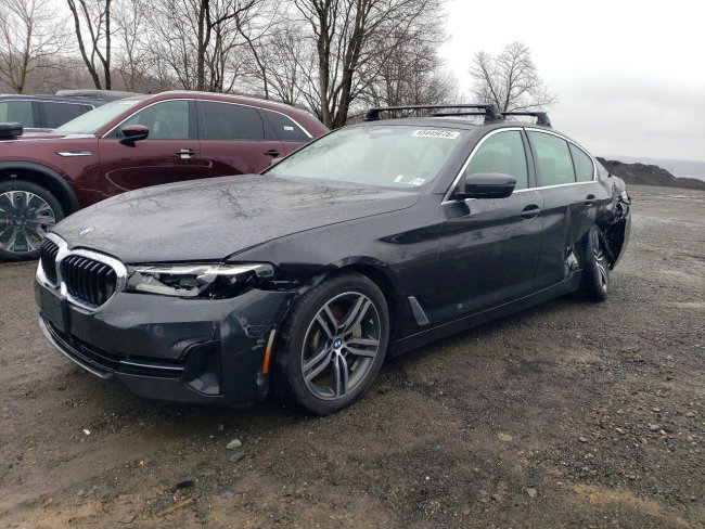 Salvage 2022 Bmw 530 Xi in Blue