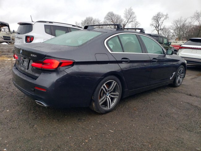Salvage 2022 Bmw 530 Xi in Blue
