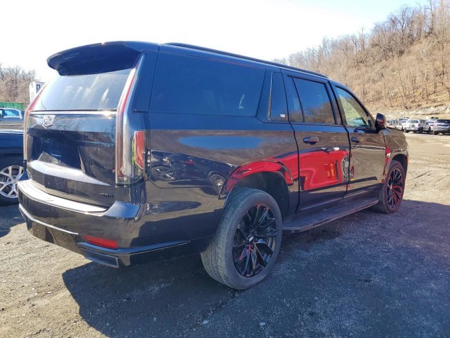 Salvage 2022 Cadillac Escalade Esv Sport in Purple