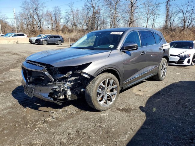 Salvage 2023 Acura Mdx Technology in Серый