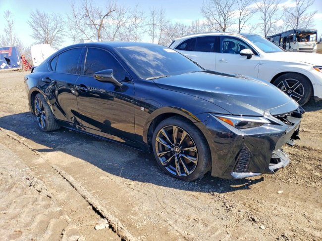 Salvage 2025 Lexus Is 350 Sport in Black