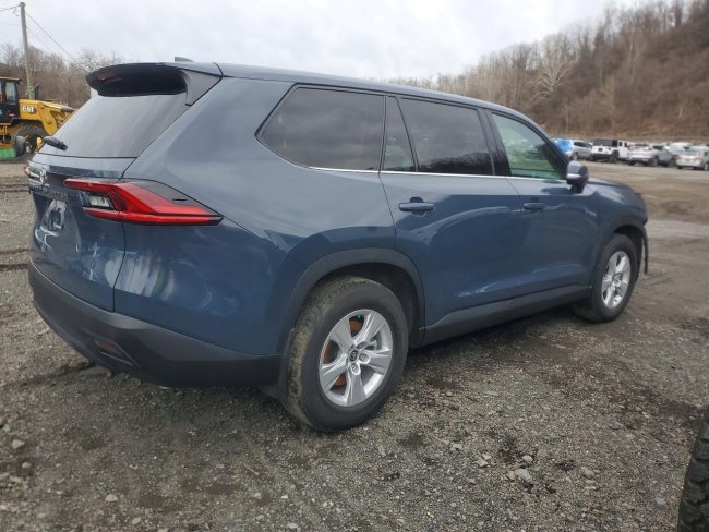 Salvage 2025 Toyota Grand Highlander  in Синий