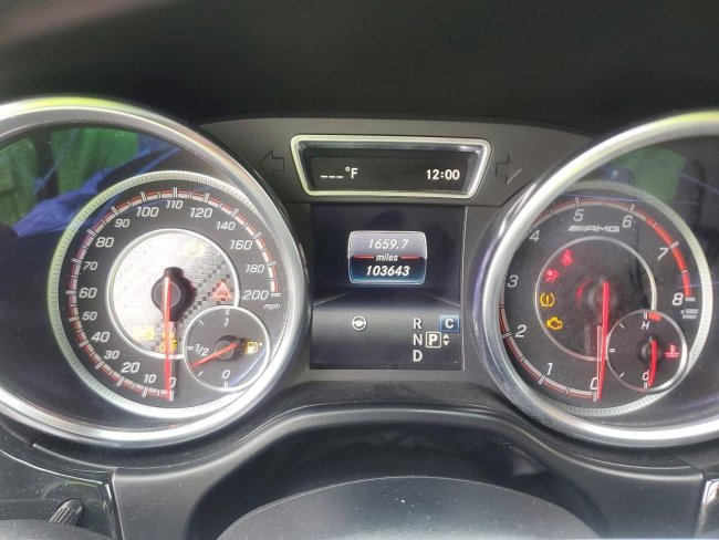 Salvage 2019 Mercedes-benz Gls 63 Amg in Черный