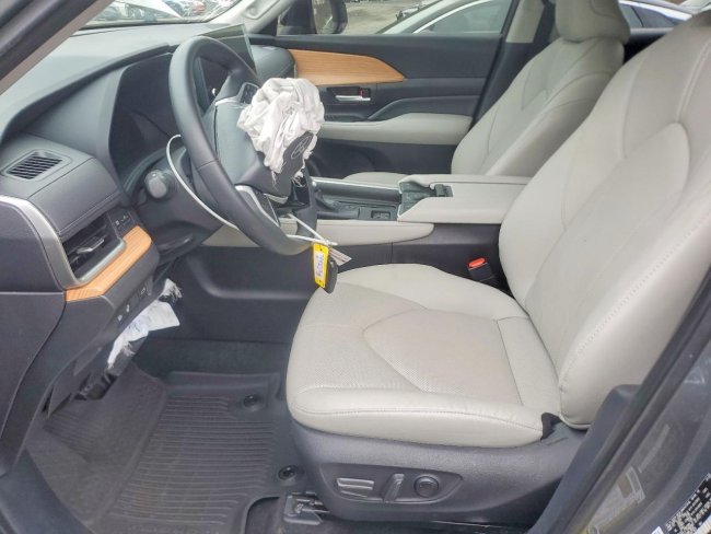 Salvage 2025 Toyota Grand Highlander Limited in Серый