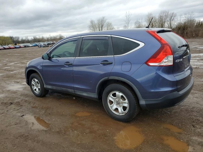 Salvage 2013 Honda Cr-v Lx in Blue