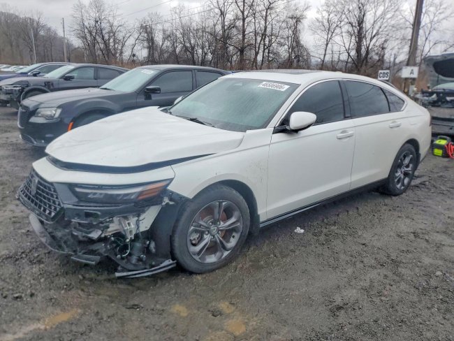 Salvage 2023 Honda Accord Exl in White