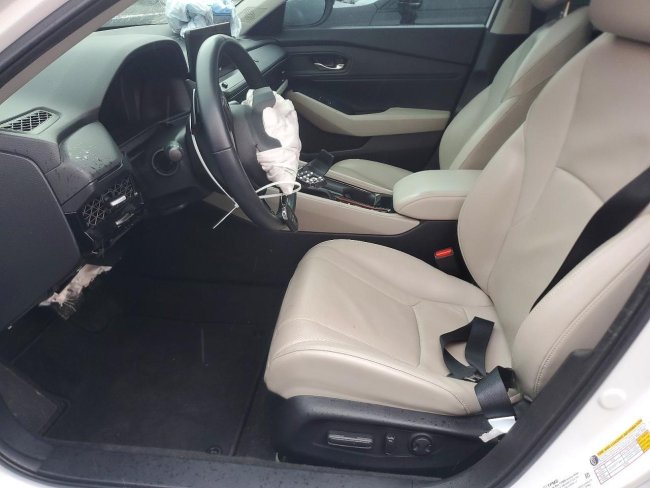 Salvage 2023 Honda Accord Exl in White