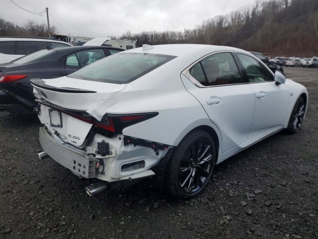 Salvage 2024 Lexus Is 350 F in White