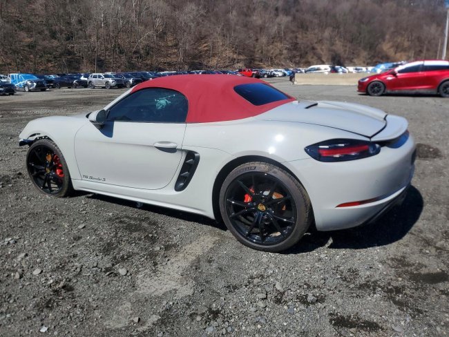 Salvage 2025 Porsche Boxster S in Gray