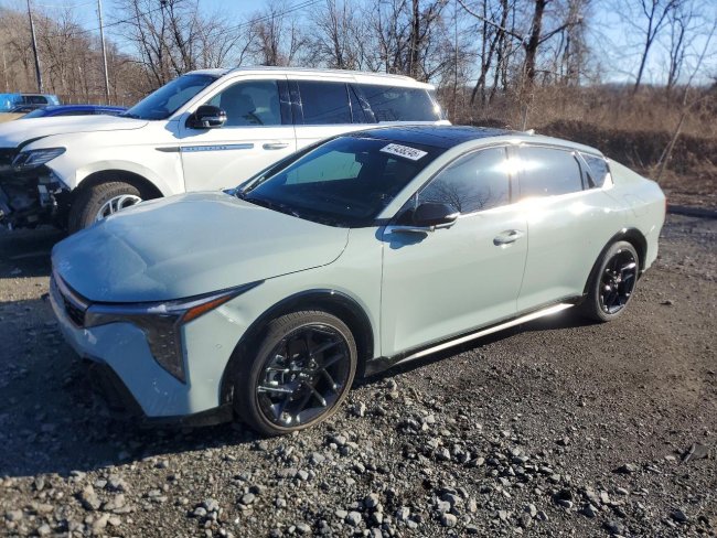 Salvage 2025 Kia K4 Gt-line Turbo in Green