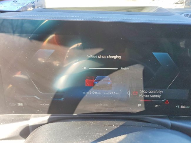 Salvage 2024 Bmw I4 M50 in Blue