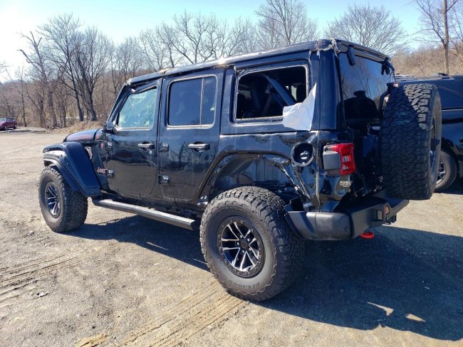Salvage 2025 Jeep Wrangler Rubicon in Gray