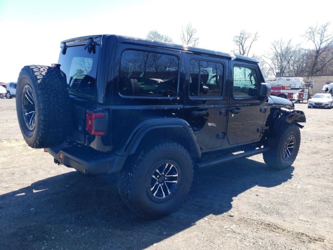 Salvage 2025 Jeep Wrangler Rubicon in Gray