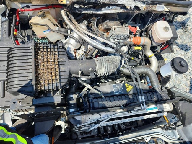 Salvage 2023 International Cv515 Flat Bed Truck in White