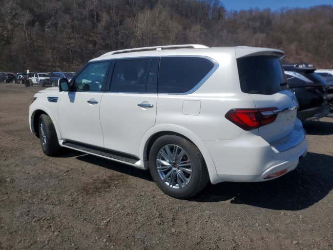 Salvage 2024 Infiniti Qx80  in White