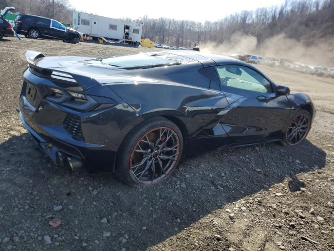 Salvage 2023 Chevrolet Corvette 3lt in Black