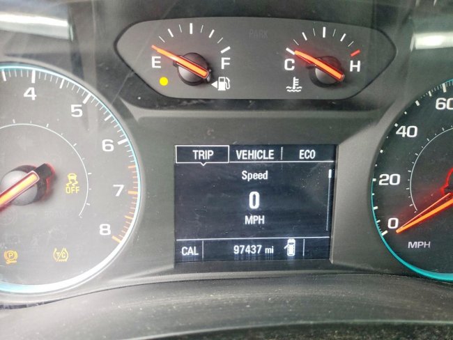 Salvage 2019 Chevrolet Traverse Hearse in Burgundy