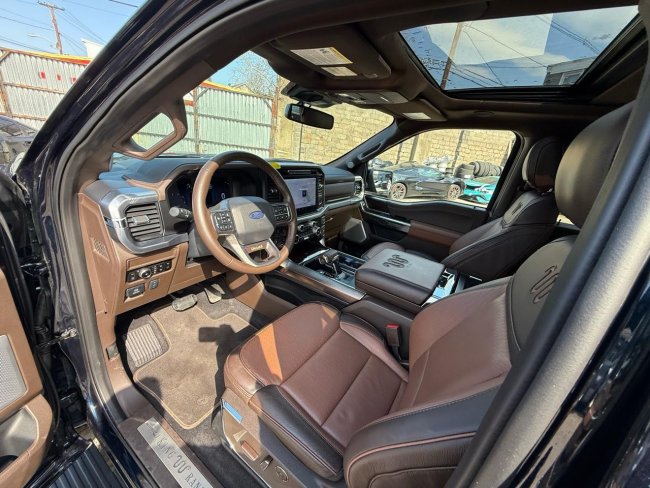 Salvage 2025 Ford F150 King Ranch in Blue