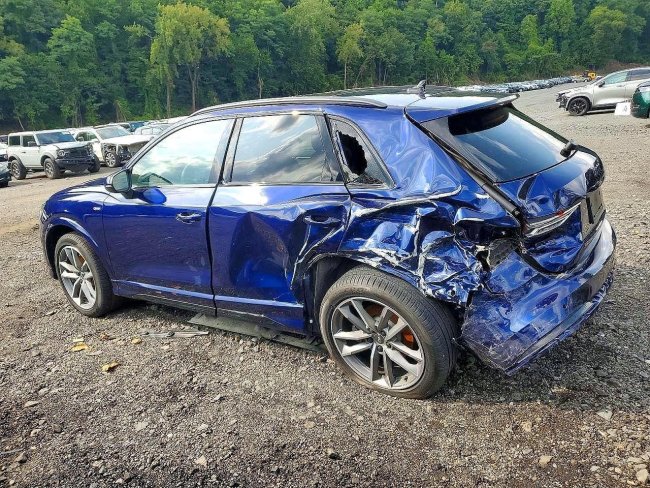 Salvage 2025 Audi Q3 Premium S Line 45 in Blue