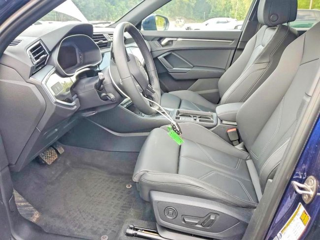 Salvage 2025 Audi Q3 Premium S Line 45 in Blue