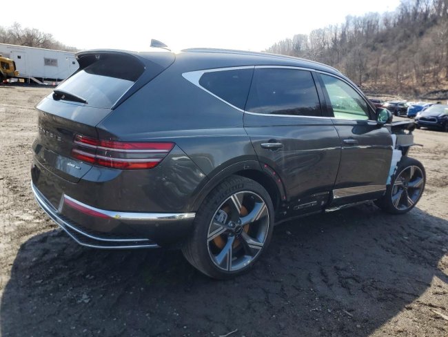 Salvage 2025 Genesis Gv80 3.5t Prestige in Gray