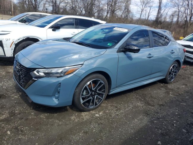 Salvage 2025 Nissan Sentra Sr in Blue