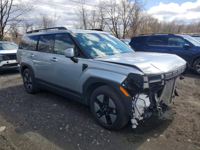 Salvage 2024 Hyundai Santa Fe Hybrid Sel in Gray