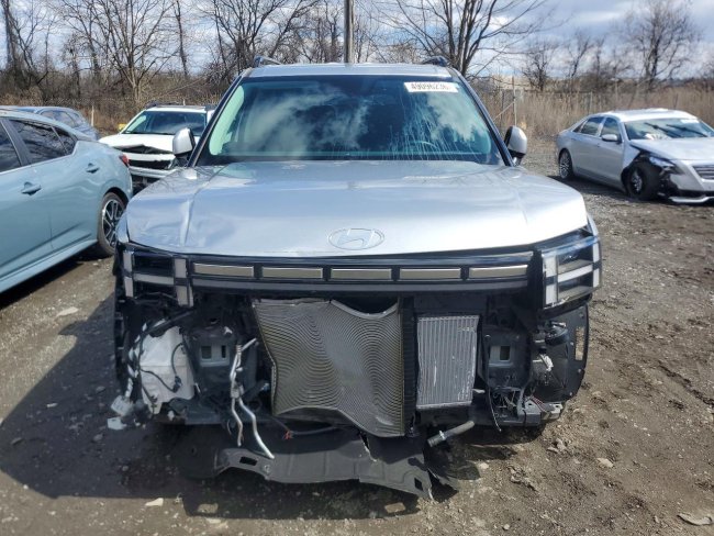 Salvage 2024 Hyundai Santa Fe Hybrid Sel in Gray
